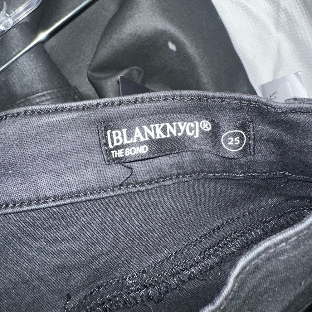 Blank NYC Black shine jeans
